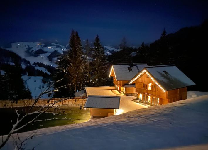 Bergseegut Chalet Und Apartment Wagrain Exterior foto